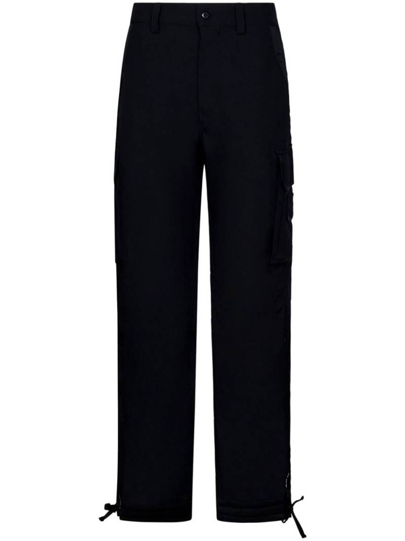 ROOM76 drawstring-cuffs cargo trousers - Black von ROOM76