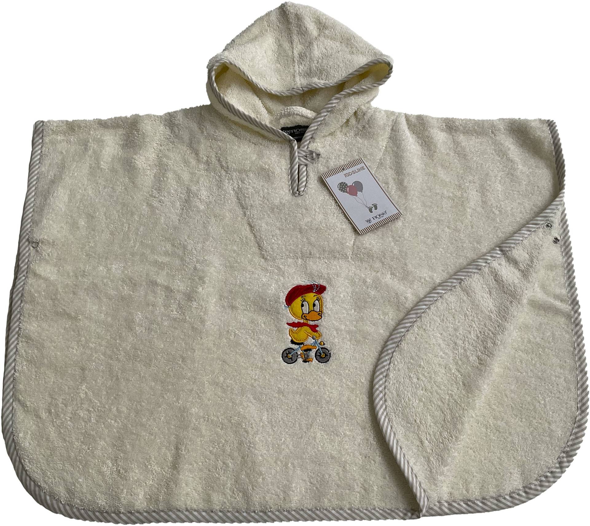 ROSS Badeponcho »KIDSLINE«, (1 St.), 100 % Baumwolle