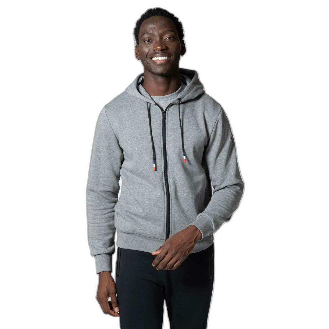 Sweatshirt Mit Reißverschluss Und Kapuze Logo Herren  XL von ROSSIGNOL