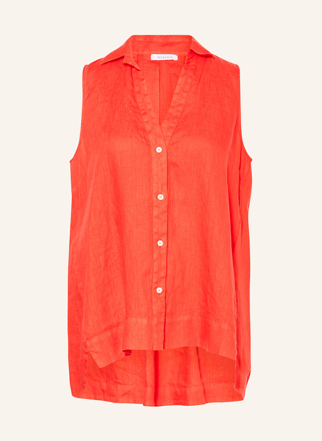 rosso35 Blusentop Aus Leinen rot rosso35 Blusentop Aus Leinen rot von ROSSO35