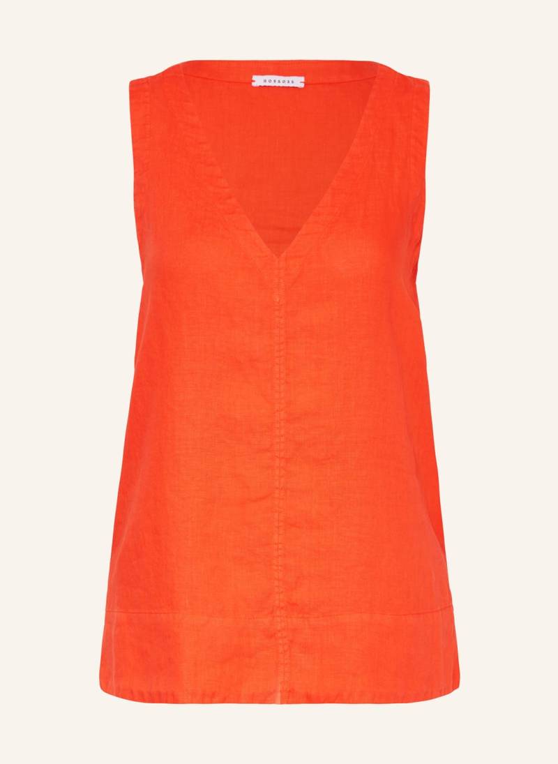 rosso35 Leinentop orange von ROSSO35