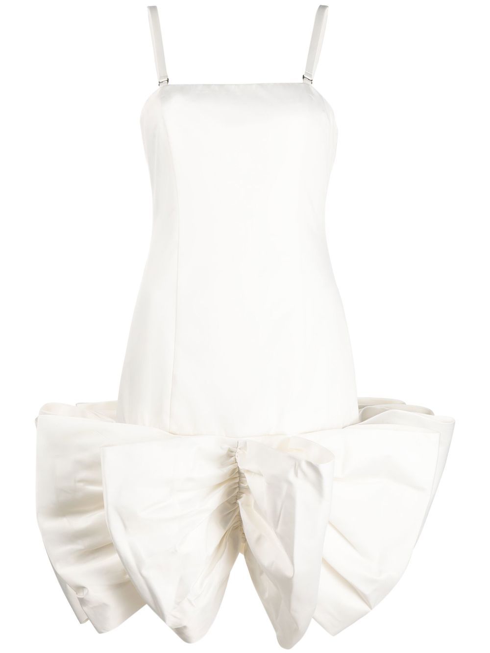 ROTATE BIRGER CHRISTENSEN Leiza bow-detail dress - White von ROTATE BIRGER CHRISTENSEN