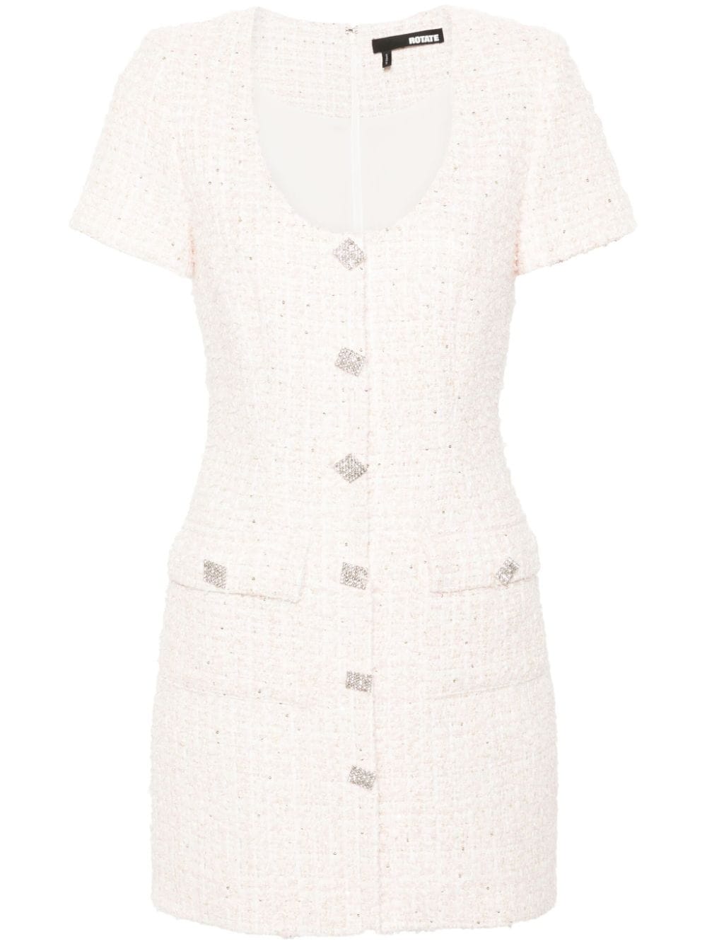 ROTATE BIRGER CHRISTENSEN bouclé mini dress - Pink von ROTATE BIRGER CHRISTENSEN