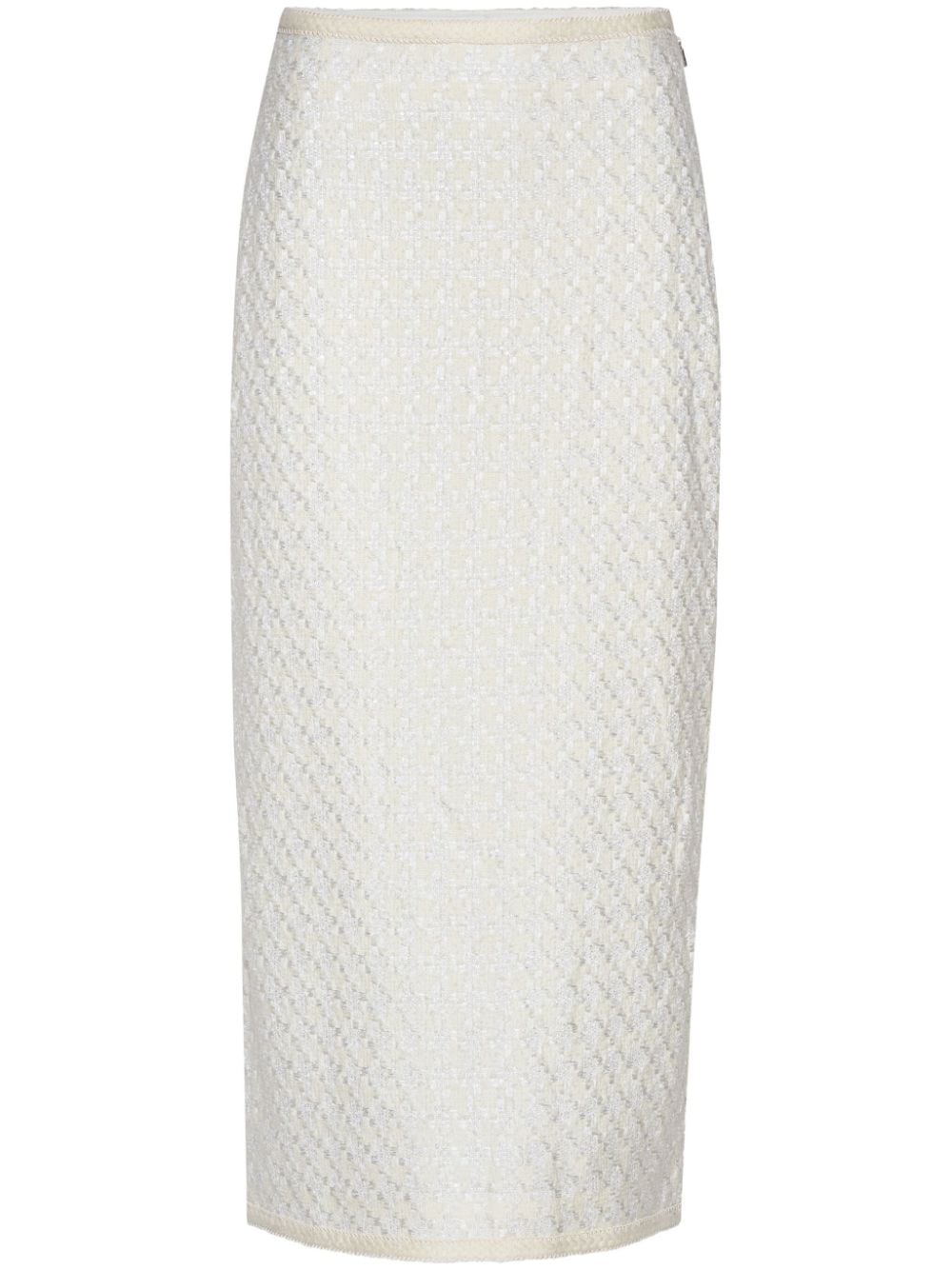 ROTATE BIRGER CHRISTENSEN bouclé pencil skirt - Neutrals von ROTATE BIRGER CHRISTENSEN