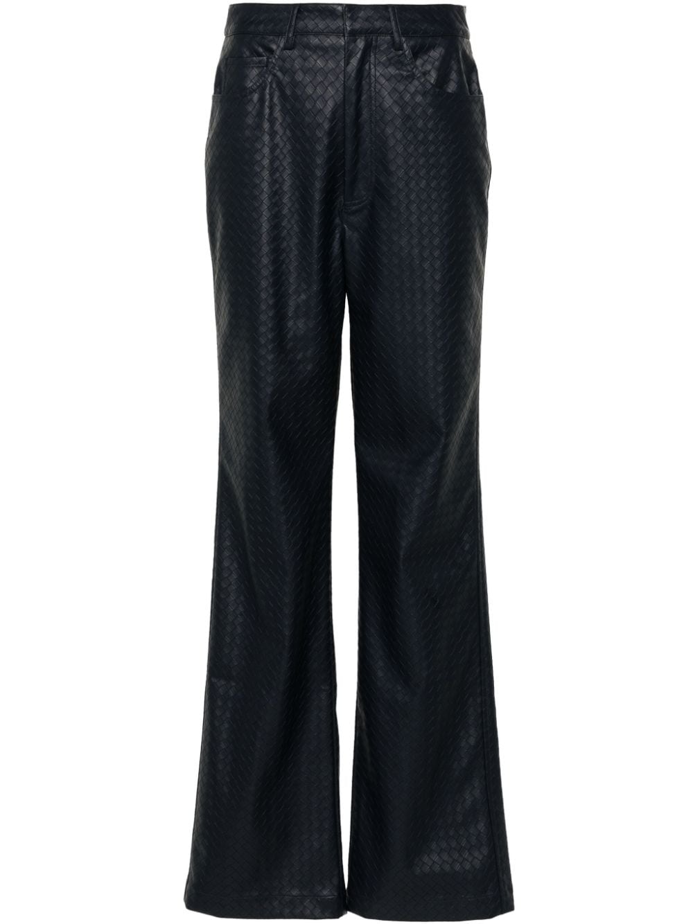 ROTATE BIRGER CHRISTENSEN braided straight-leg trousers - Blue von ROTATE BIRGER CHRISTENSEN