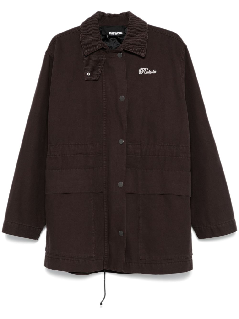 ROTATE BIRGER CHRISTENSEN canvas jacket - Brown von ROTATE BIRGER CHRISTENSEN