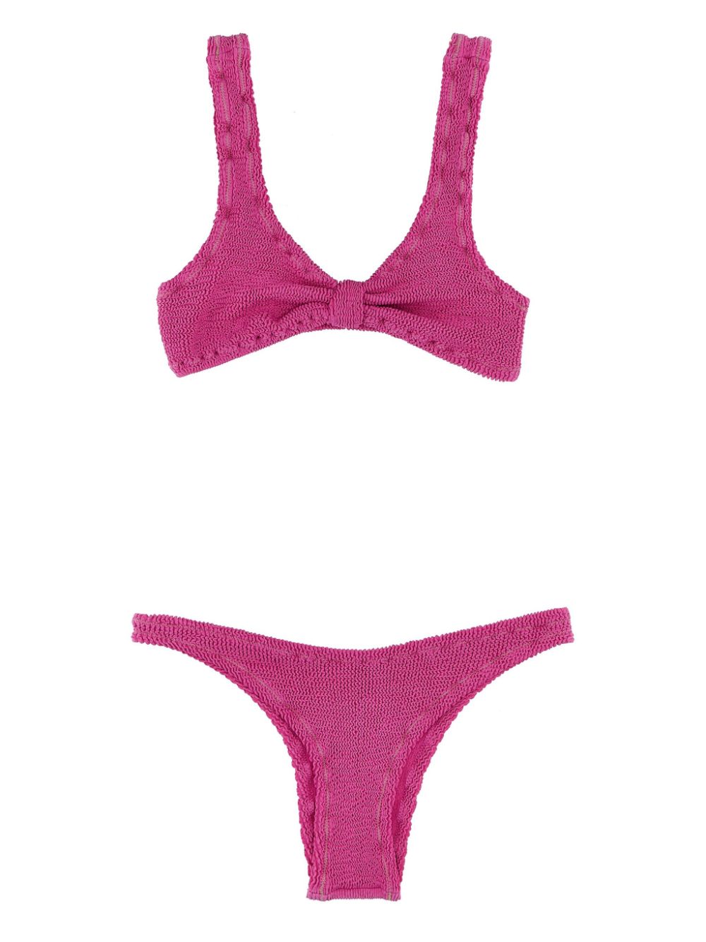 ROTATE BIRGER CHRISTENSEN crinkled bikini - Pink von ROTATE BIRGER CHRISTENSEN