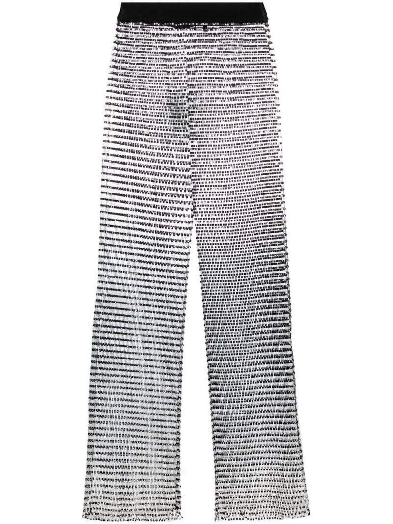 ROTATE BIRGER CHRISTENSEN crystal-embellished trousers - Black von ROTATE BIRGER CHRISTENSEN