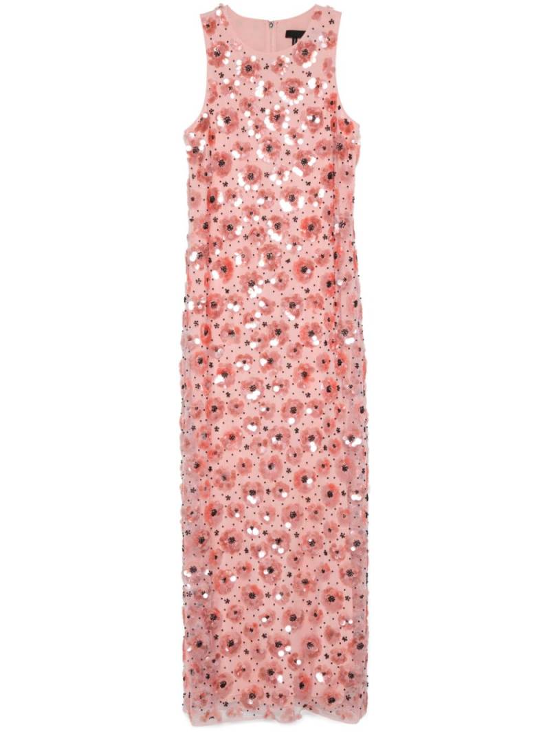 ROTATE BIRGER CHRISTENSEN floral-sequinned maxi dress - Pink von ROTATE BIRGER CHRISTENSEN