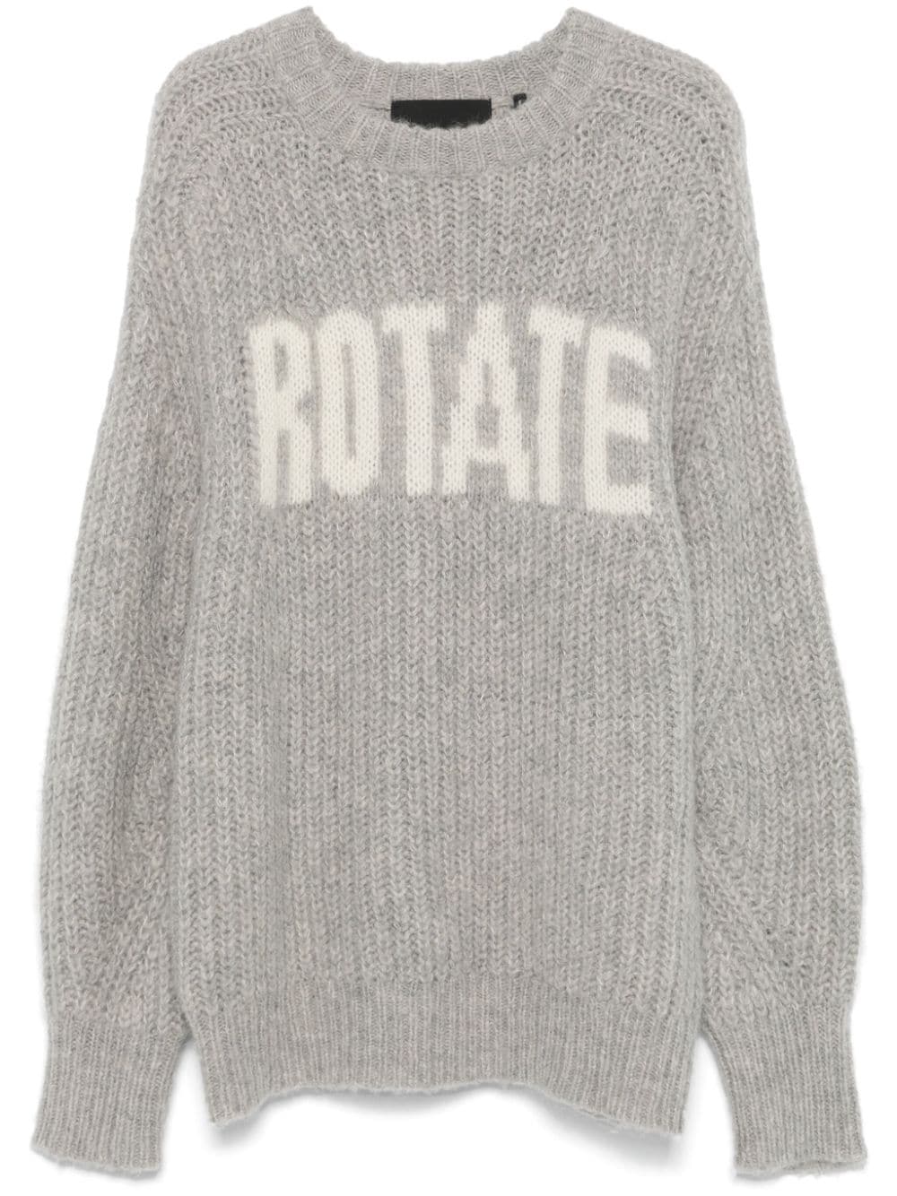 ROTATE BIRGER CHRISTENSEN intarsia-knit sweater - Grey von ROTATE BIRGER CHRISTENSEN