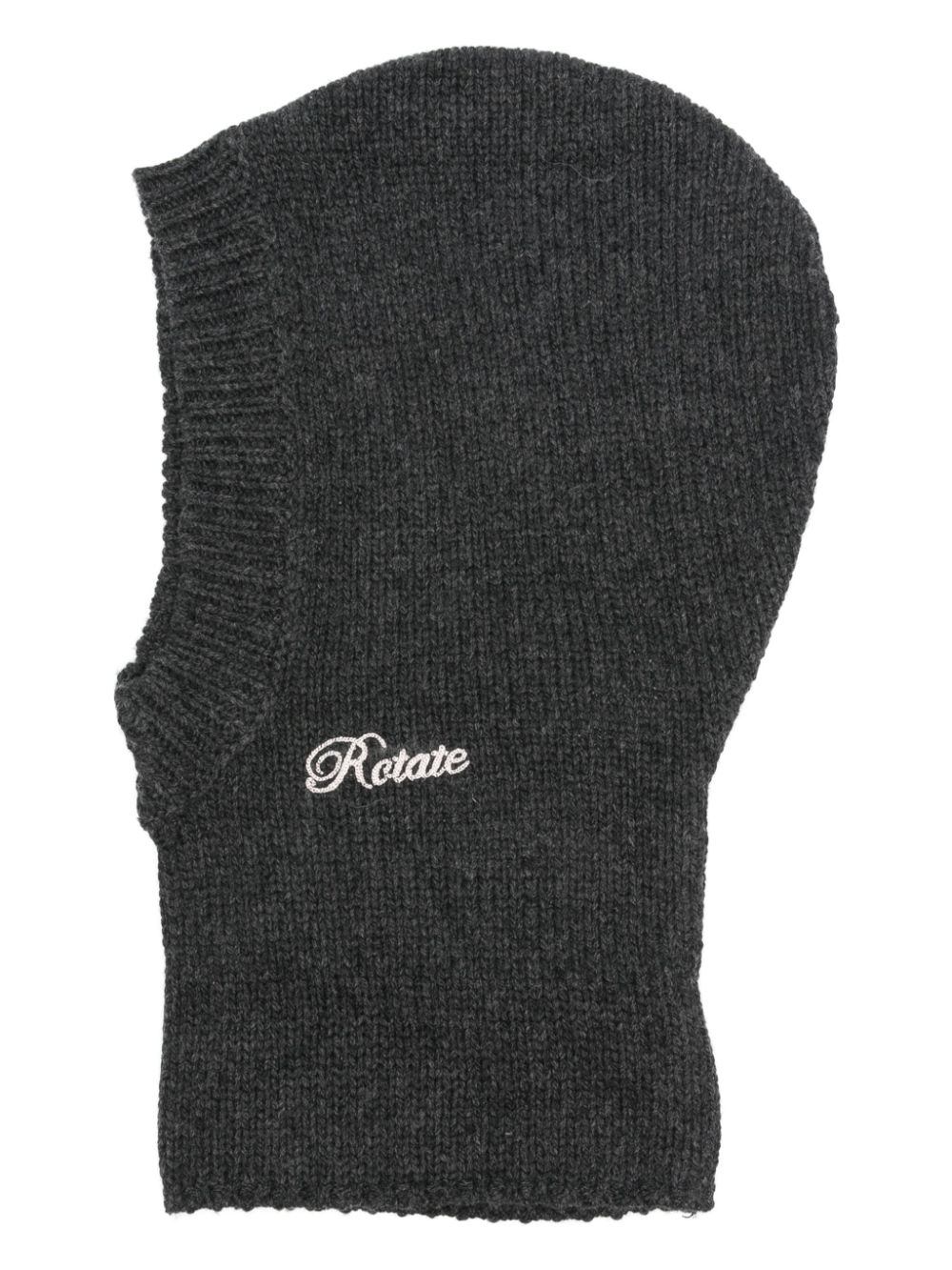 ROTATE BIRGER CHRISTENSEN knitted balaclava - Grey von ROTATE BIRGER CHRISTENSEN