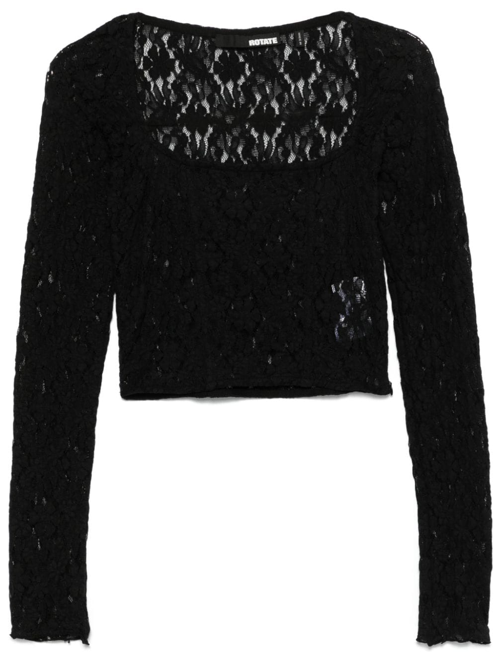 ROTATE BIRGER CHRISTENSEN lace long-sleeve top - Black von ROTATE BIRGER CHRISTENSEN