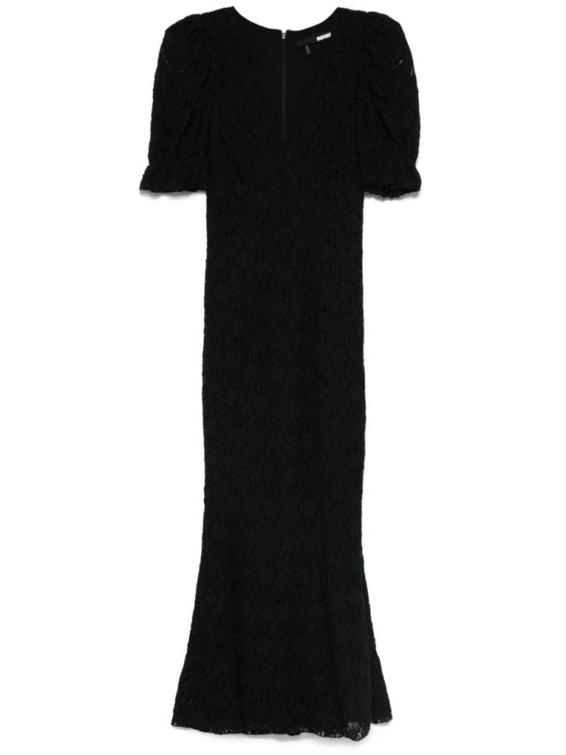 ROTATE BIRGER CHRISTENSEN lace puff-sleeves maxi dress - Black von ROTATE BIRGER CHRISTENSEN