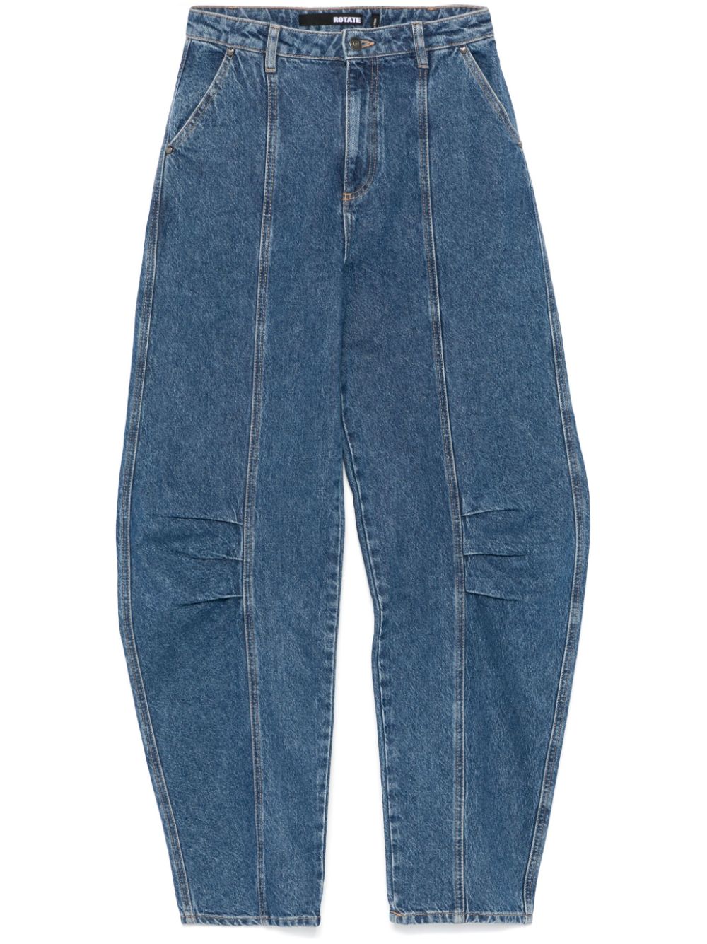 ROTATE BIRGER CHRISTENSEN logo-appliqué jeans - Blue von ROTATE BIRGER CHRISTENSEN