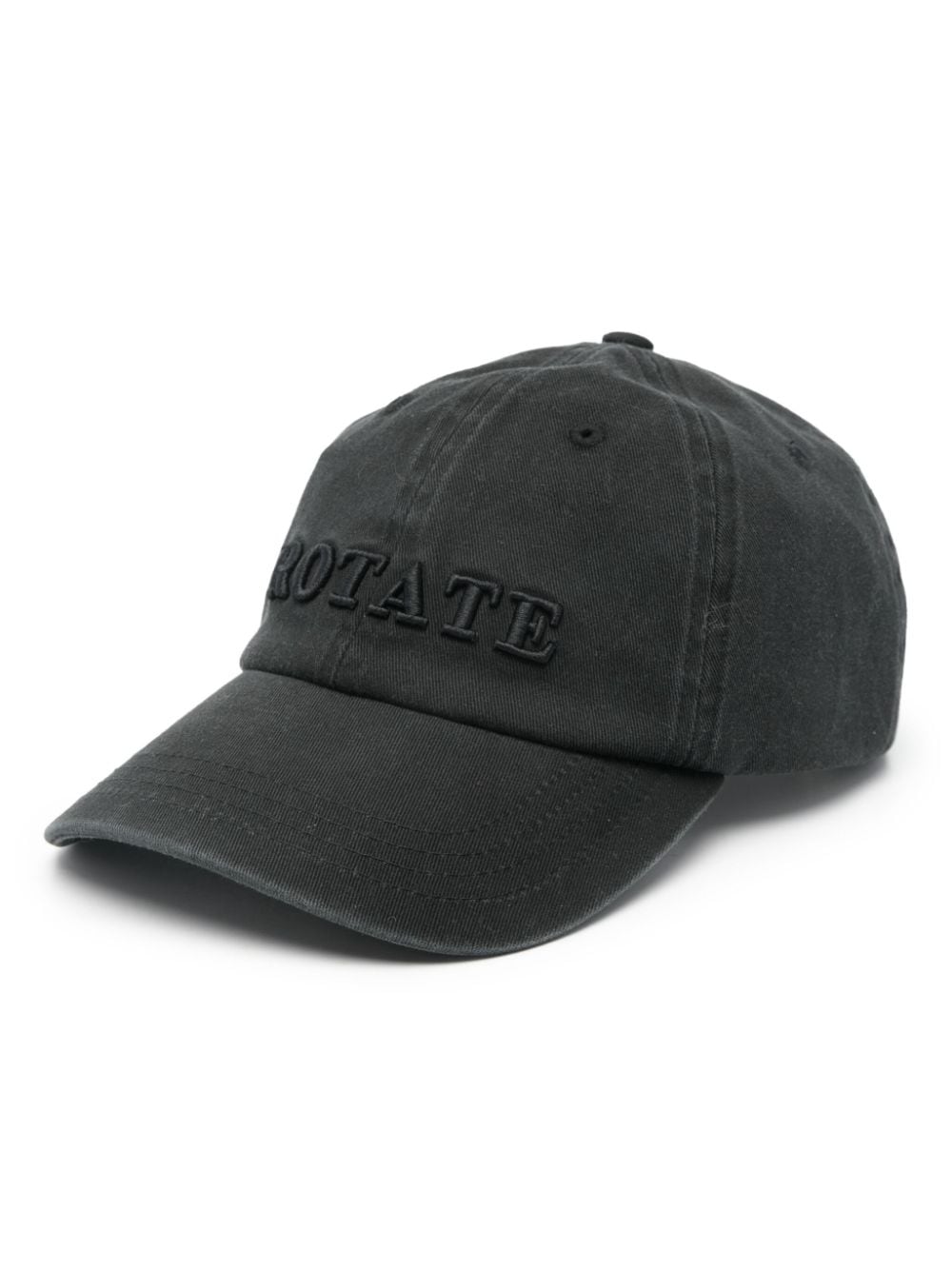 ROTATE BIRGER CHRISTENSEN logo-embroidered canvas cap - Black von ROTATE BIRGER CHRISTENSEN