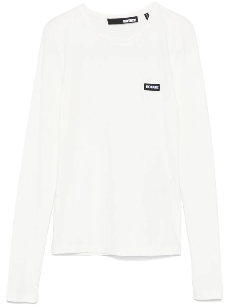 ROTATE BIRGER CHRISTENSEN long sleeve T-shirt - White von ROTATE BIRGER CHRISTENSEN