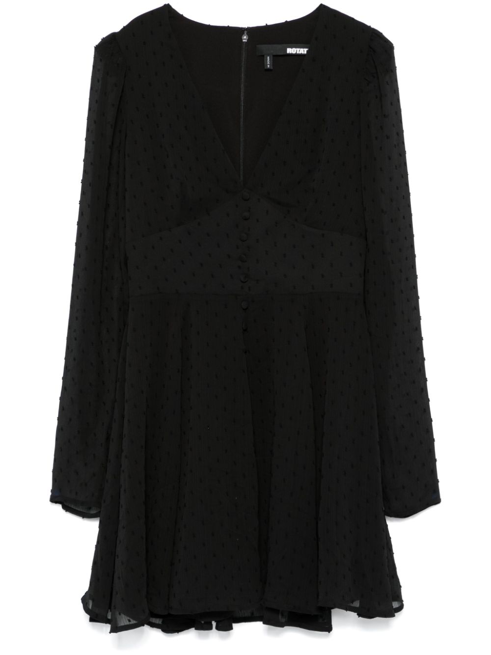 ROTATE BIRGER CHRISTENSEN long-sleeves mini dress - Black von ROTATE BIRGER CHRISTENSEN