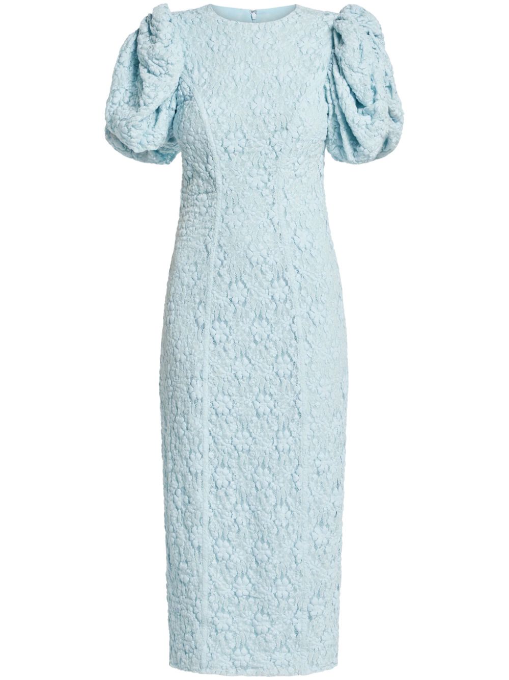 ROTATE BIRGER CHRISTENSEN puff-sleeved lace dress - Blue von ROTATE BIRGER CHRISTENSEN