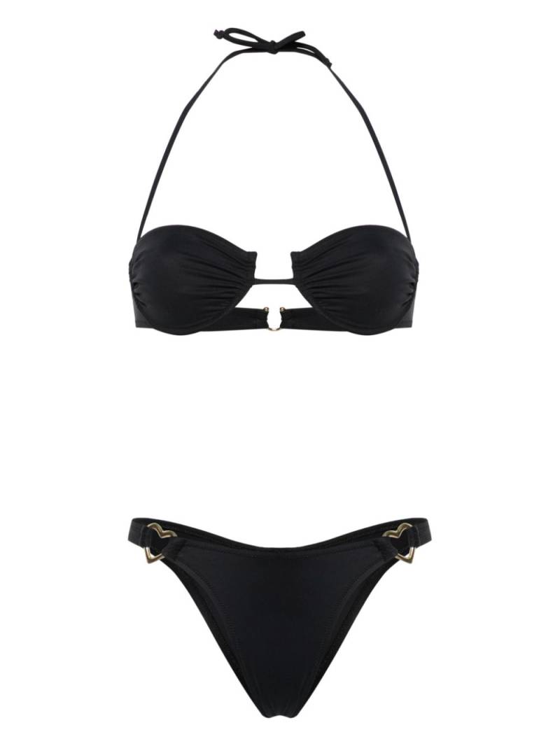 ROTATE BIRGER CHRISTENSEN ring-detailing bikini - Black von ROTATE BIRGER CHRISTENSEN