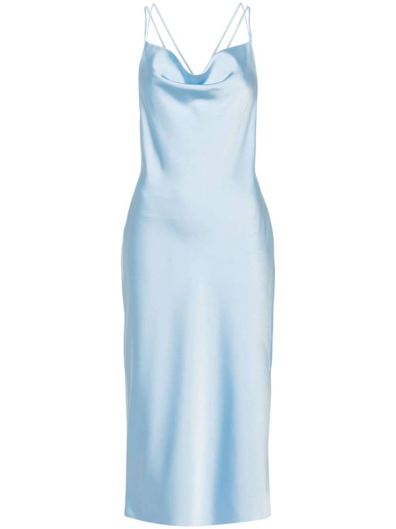 ROTATE BIRGER CHRISTENSEN satin midi slip dress - Blue von ROTATE BIRGER CHRISTENSEN