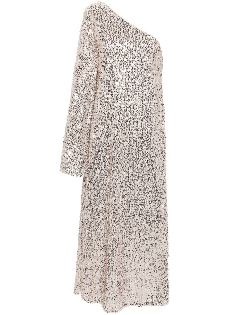 ROTATE BIRGER CHRISTENSEN sequin embellished one-shoulder dress - Neutrals von ROTATE BIRGER CHRISTENSEN