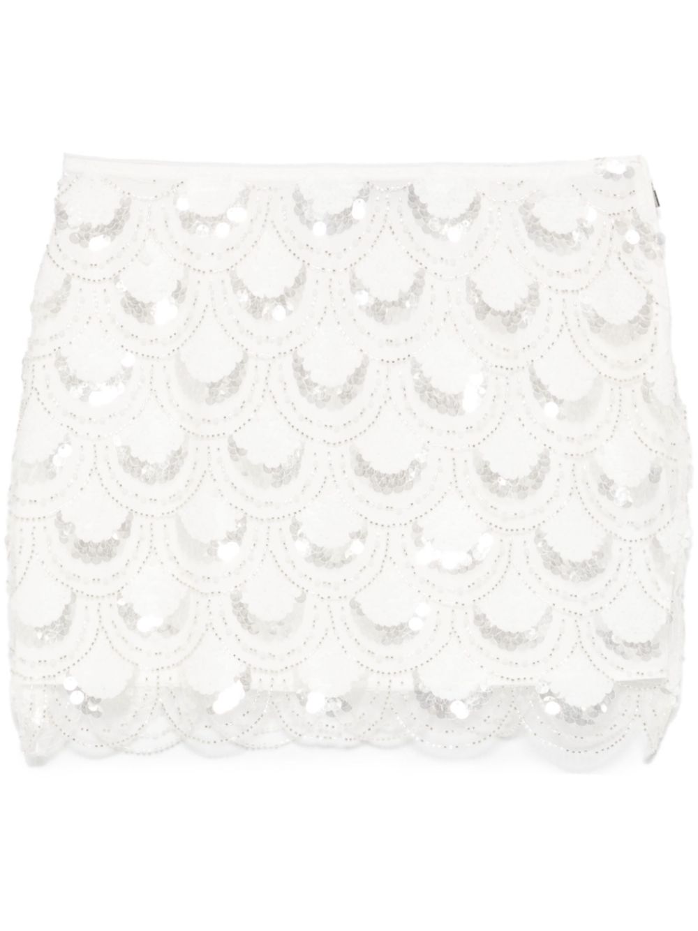 ROTATE BIRGER CHRISTENSEN sequined mini skirt - White von ROTATE BIRGER CHRISTENSEN