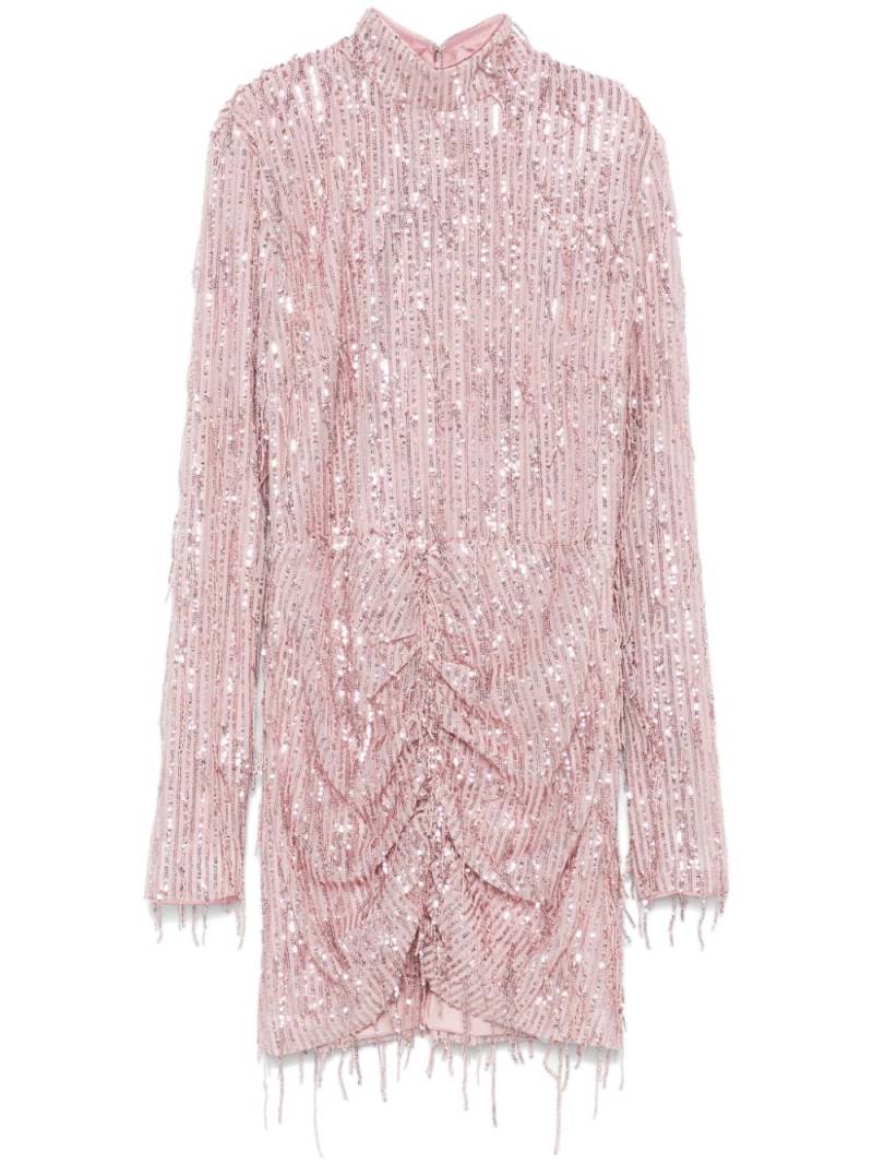 ROTATE BIRGER CHRISTENSEN sequinned fringed mini dress - Pink von ROTATE BIRGER CHRISTENSEN