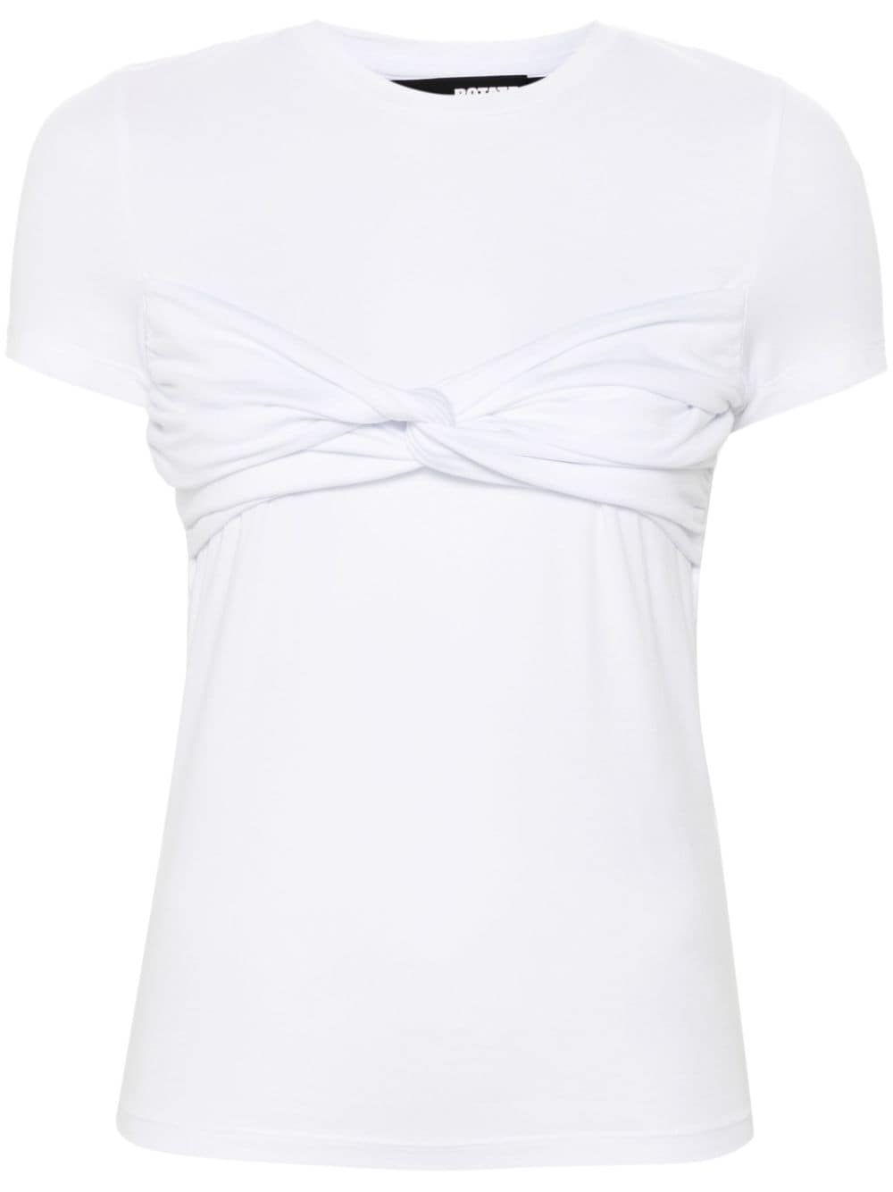 ROTATE BIRGER CHRISTENSEN twisted T-shirt - White von ROTATE BIRGER CHRISTENSEN