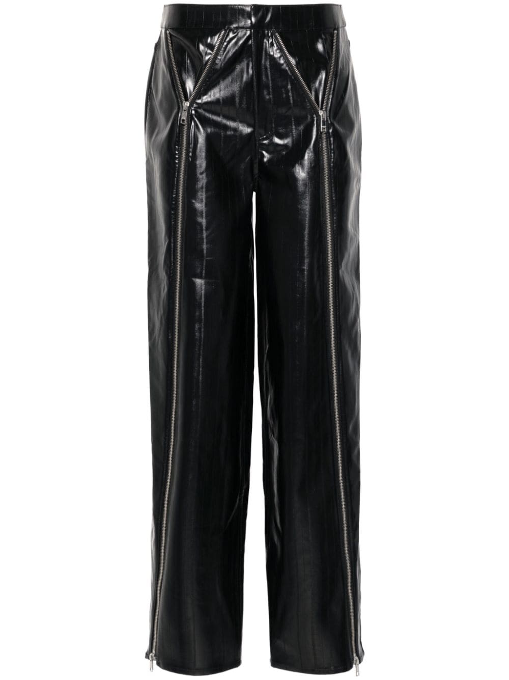 ROTATE BIRGER CHRISTENSEN zip-detail trousers - Black von ROTATE BIRGER CHRISTENSEN