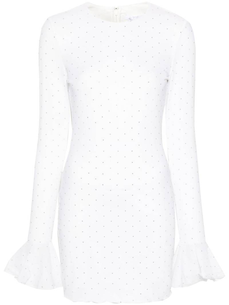 ROTATE BIRGER CHRISTENSEN crystal-embellished mini dress - White von ROTATE BIRGER CHRISTENSEN