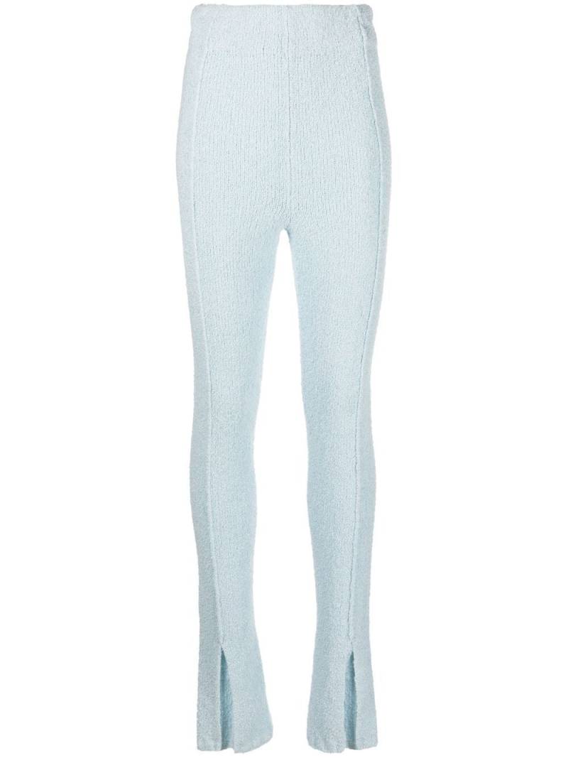 ROTATE BIRGER CHRISTENSEN flared-cuff knitted trousers - Blue von ROTATE BIRGER CHRISTENSEN