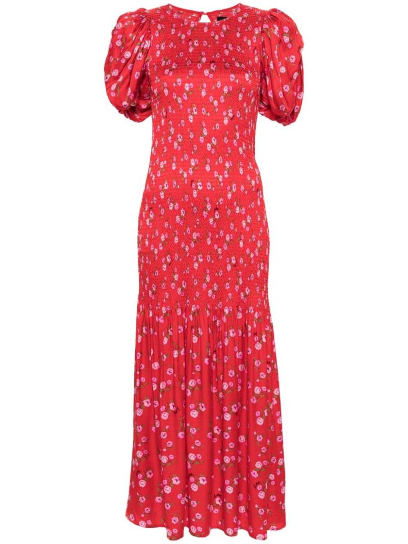 ROTATE BIRGER CHRISTENSEN floral-print dress - Red von ROTATE BIRGER CHRISTENSEN