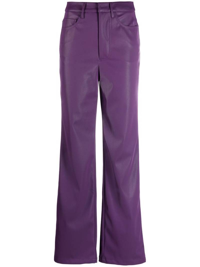 ROTATE BIRGER CHRISTENSEN high-waist straight-leg trousers - Purple von ROTATE BIRGER CHRISTENSEN