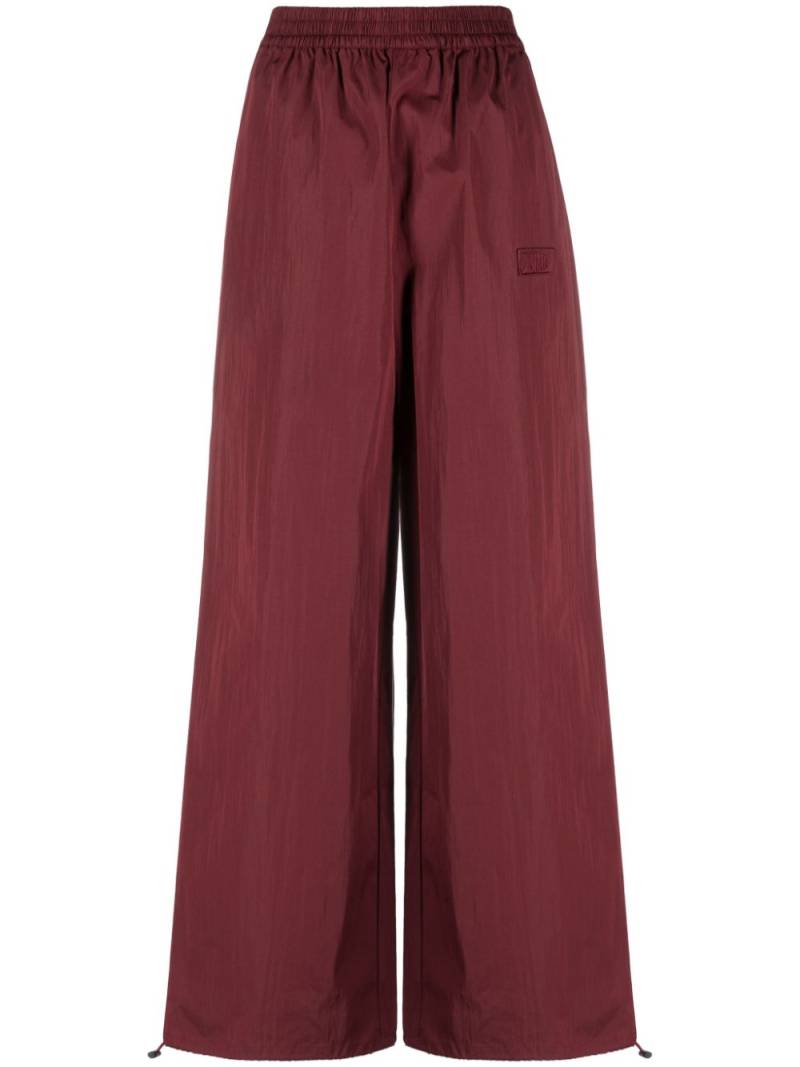 ROTATE BIRGER CHRISTENSEN logo-embroidered elasticated-waist palazzo trousers von ROTATE BIRGER CHRISTENSEN