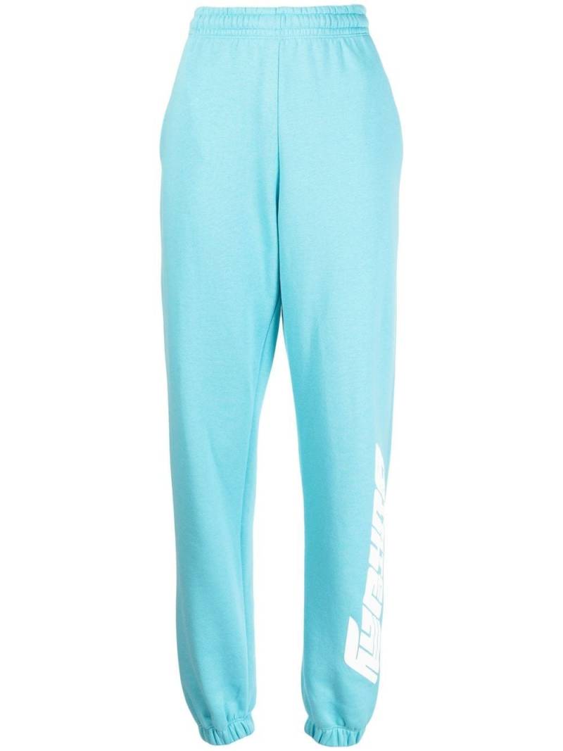 ROTATE BIRGER CHRISTENSEN logo print track pants - Blue von ROTATE BIRGER CHRISTENSEN