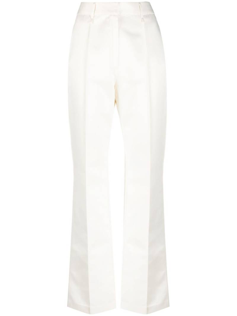 ROTATE BIRGER CHRISTENSEN recycled polyester high-waisted trousers - Neutrals von ROTATE BIRGER CHRISTENSEN