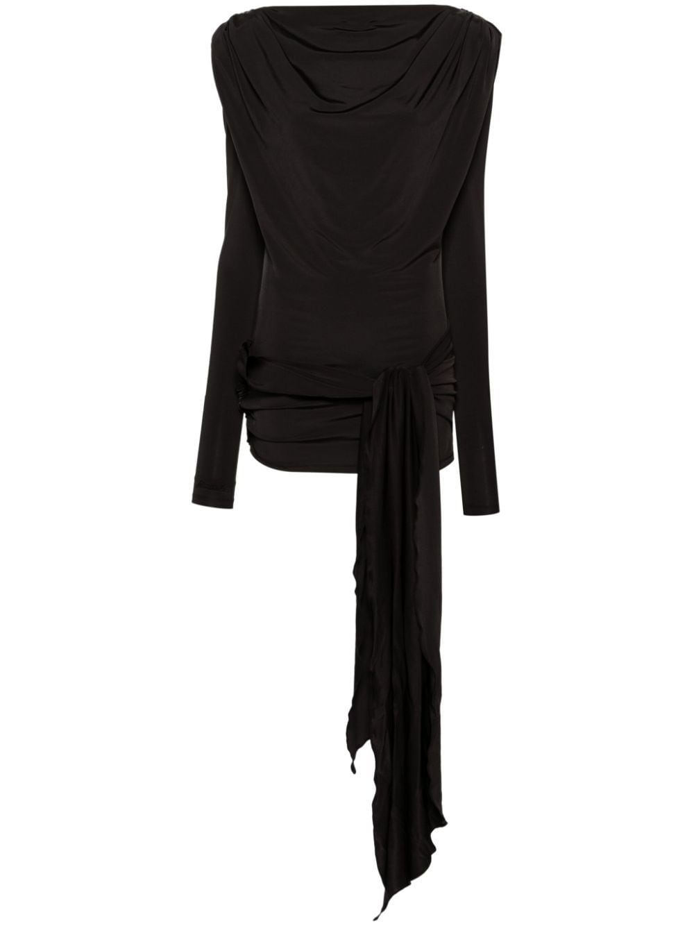 ROTATE BIRGER CHRISTENSEN shoulder-pads long-sleeve blouse - Black von ROTATE BIRGER CHRISTENSEN