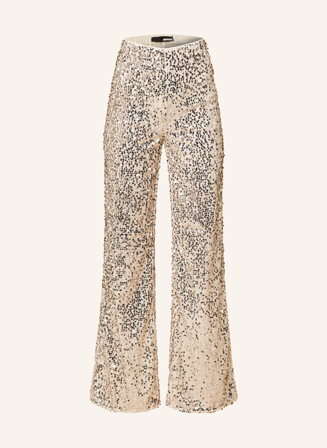 Rotate Marlenehose Mit Pailletten gold Rotate Marlenehose Mit Pailletten gold von ROTATE