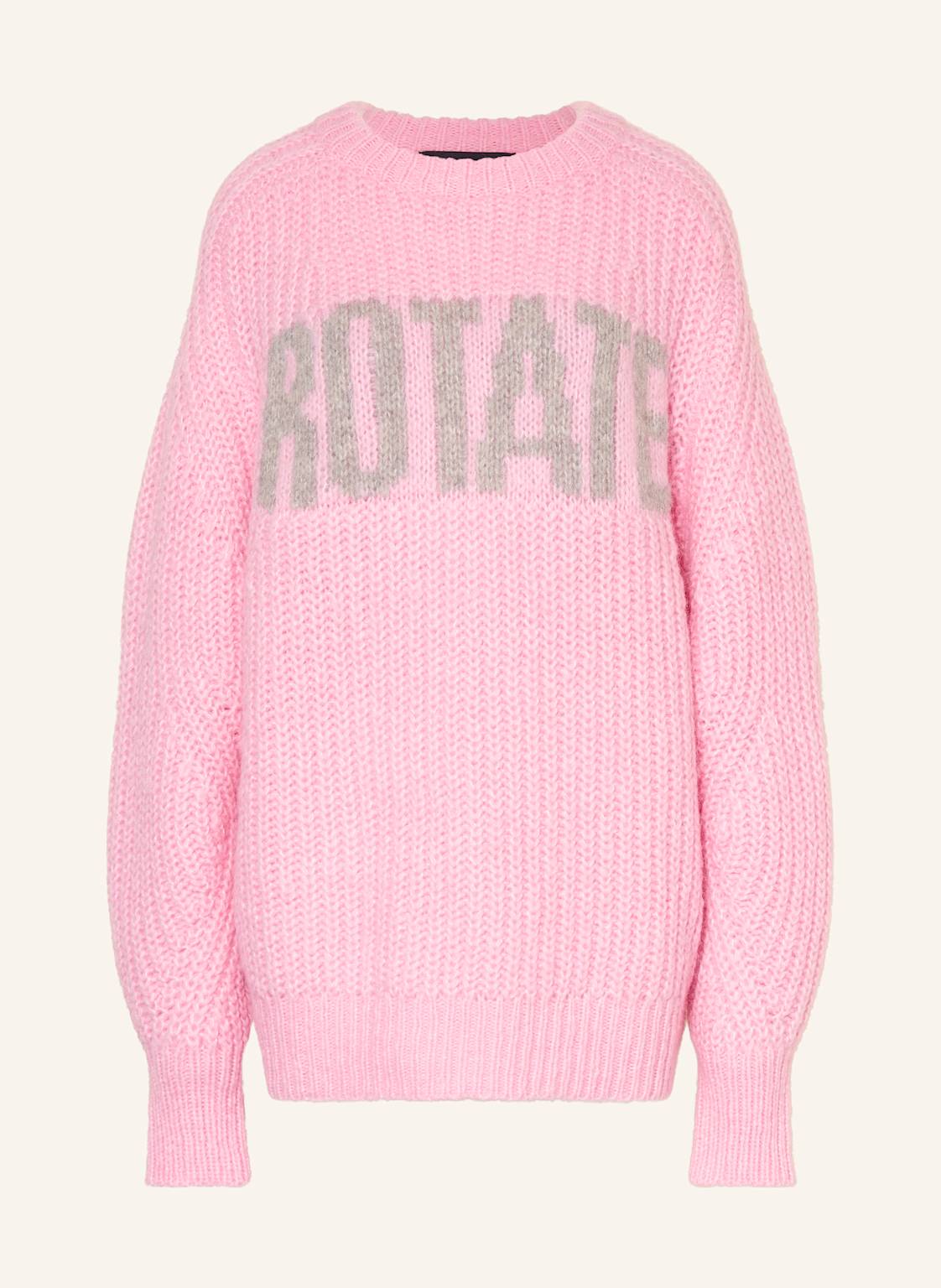 Rotate Oversized-Pullover pink von ROTATE