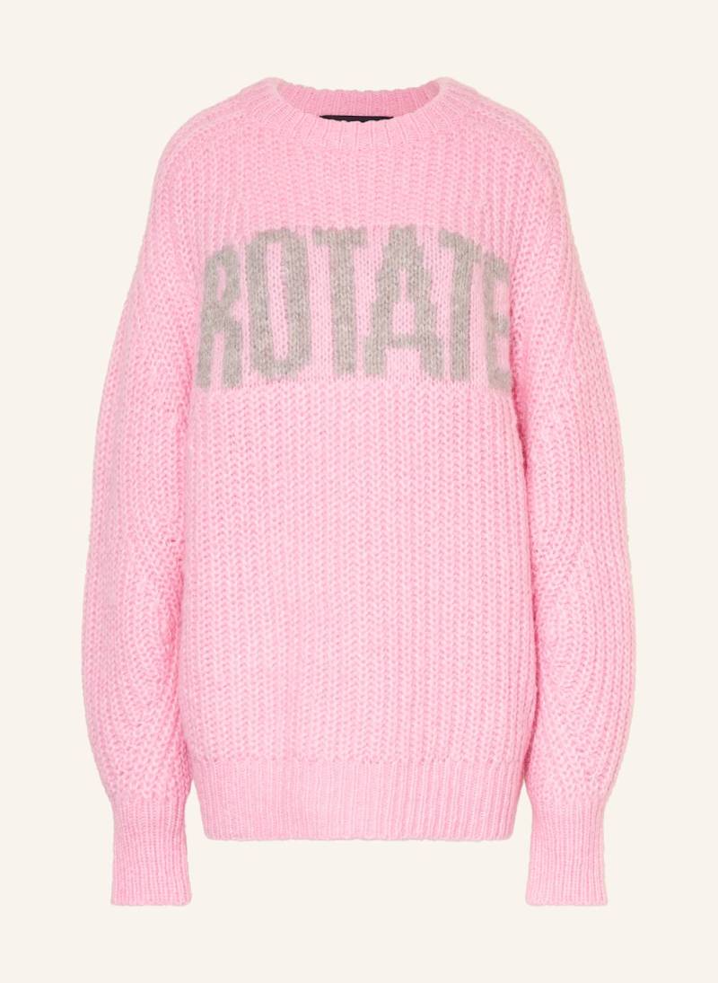 Rotate Oversized-Pullover pink von ROTATE