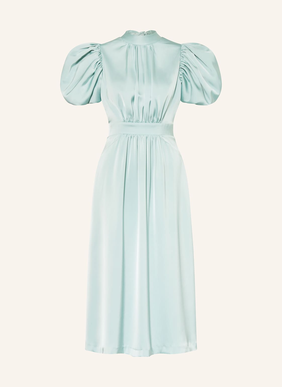 Rotate Satinkleid Mit Cut-Out blau Rotate Satinkleid Mit Cut-Out blau von ROTATE