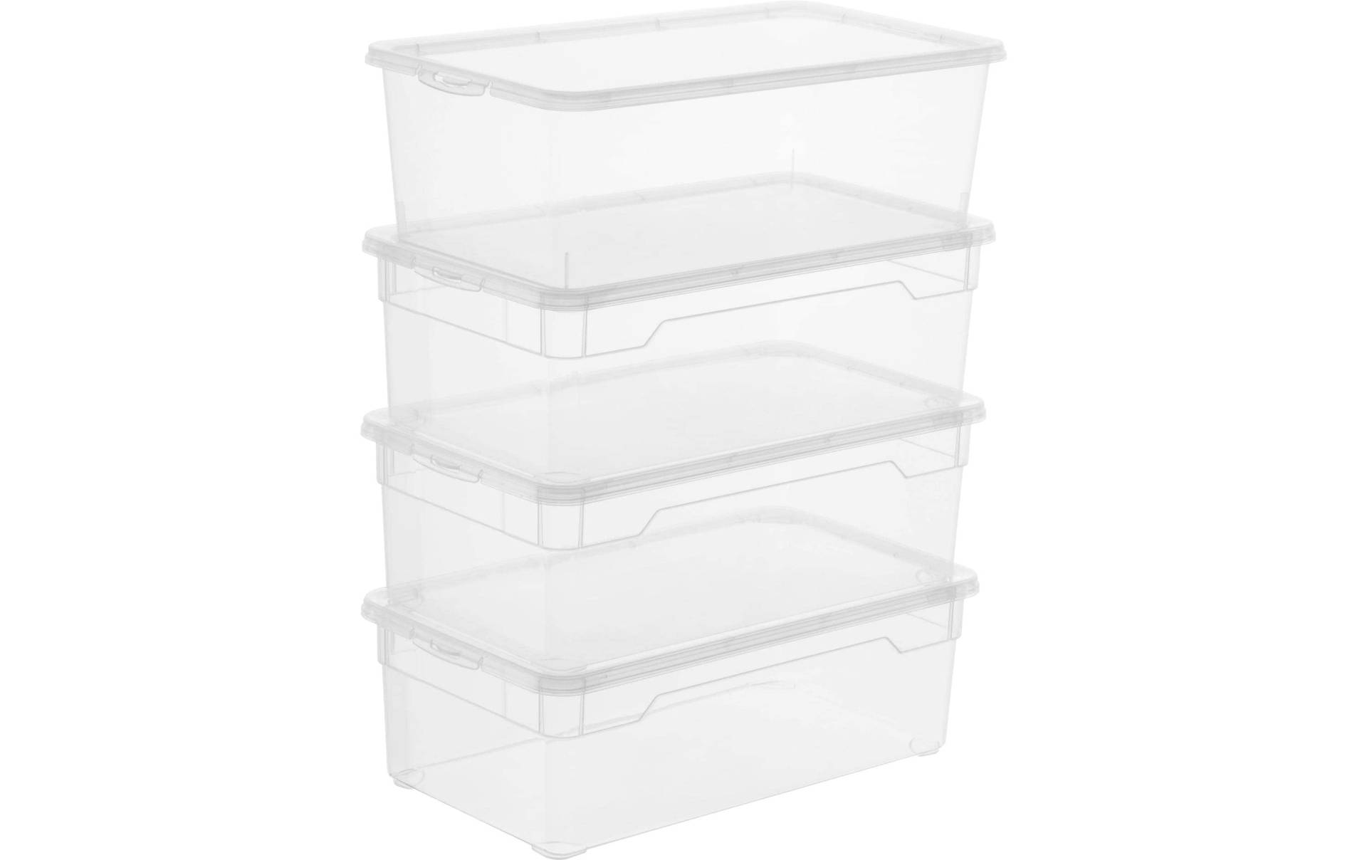 ROTHO Aufbewahrungsbox »Lady Shoe Transparent, 4 tlg.«, (4 St.) ROTHO Aufbewahrungsbox »Lady Shoe Transparent, 4 tlg.«, (4 St.) von ROTHO