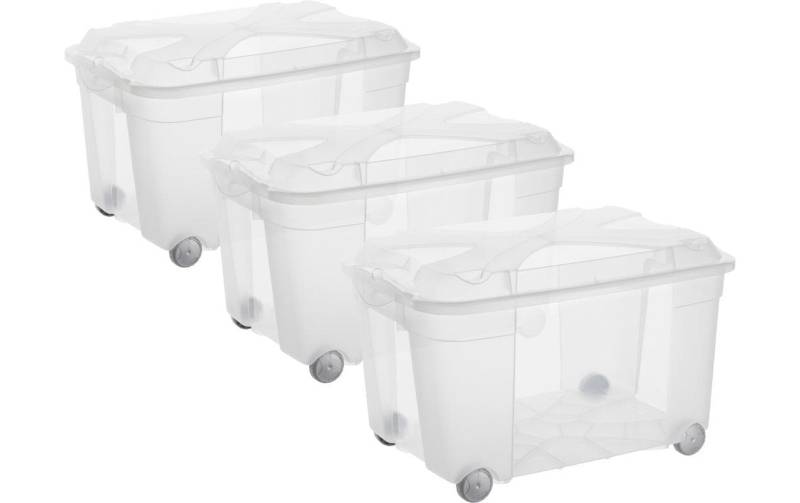 ROTHO Aufbewahrungsbox »Roller4 EASY Transparent, 3 tlg.« von ROTHO