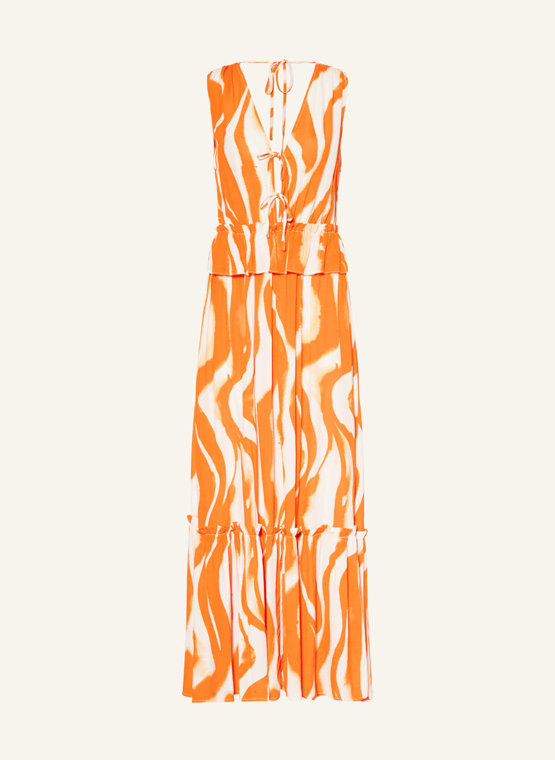 Rouge Vila Kleid Mit Rüschen orange Rouge Vila Kleid Mit Rüschen orange von ROUGE VILA