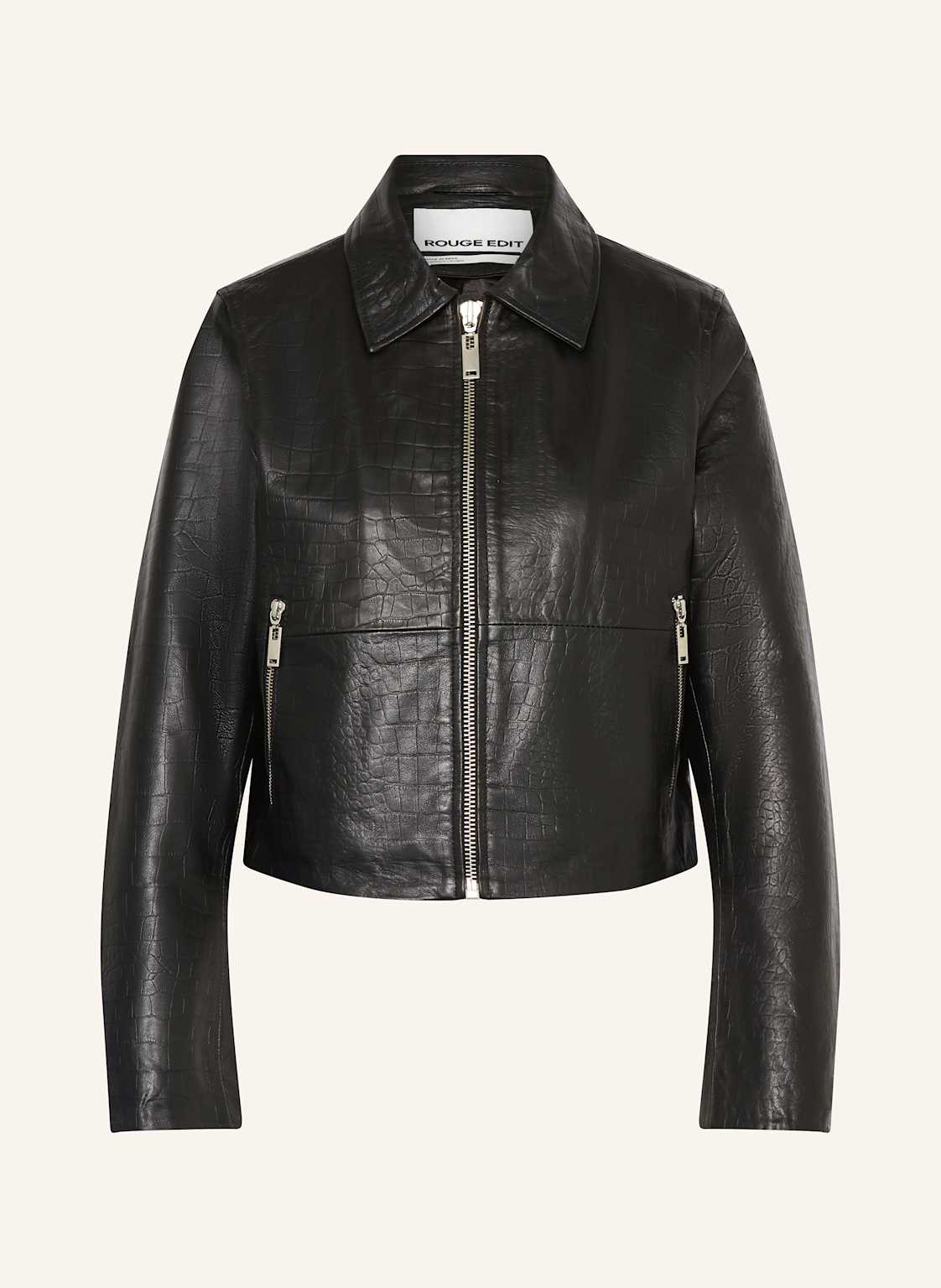Rouge Vila Lederjacke schwarz Rouge Vila Lederjacke schwarz von ROUGE VILA