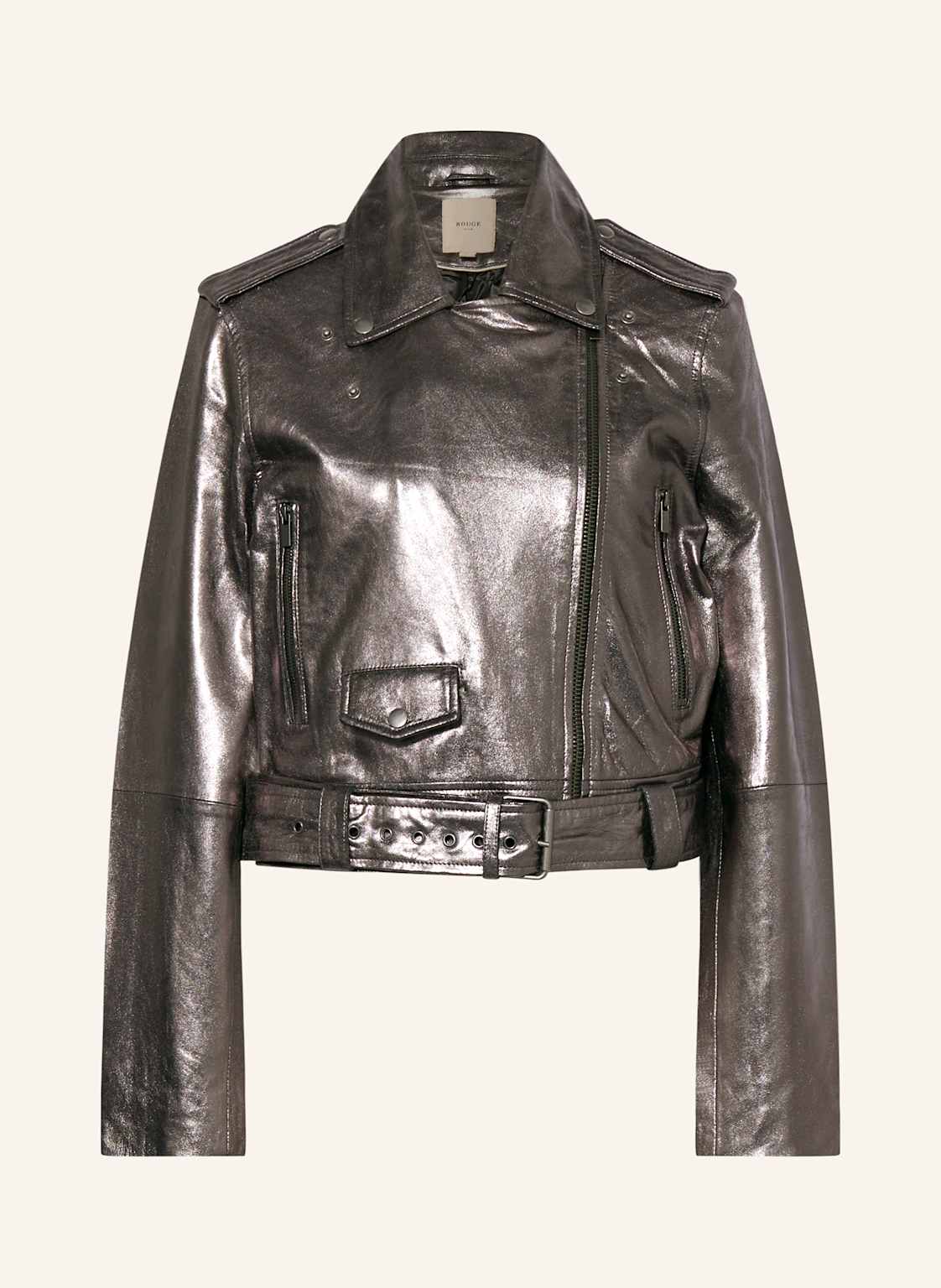 Rouge Vila Lederjacke silber Rouge Vila Lederjacke silber von ROUGE VILA