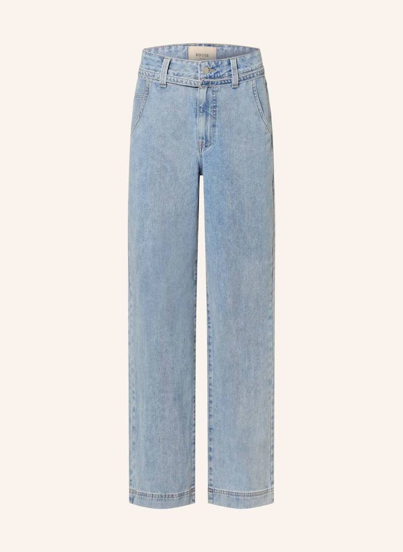 Rouge Vila Straight Jeans blau von ROUGE VILA