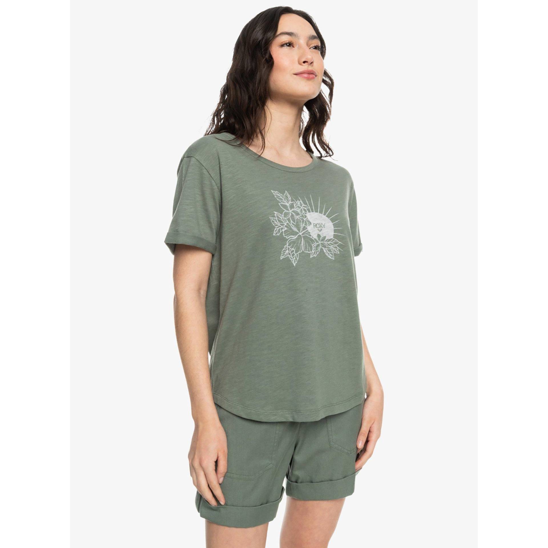 T-shirt Damen Olivegrün XS von ROXY