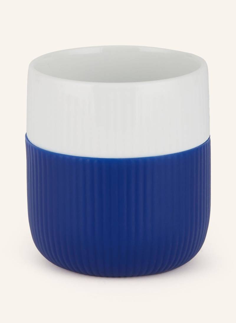 Royal Copenhagen Becher Fluted Contrast blau von ROYAL COPENHAGEN