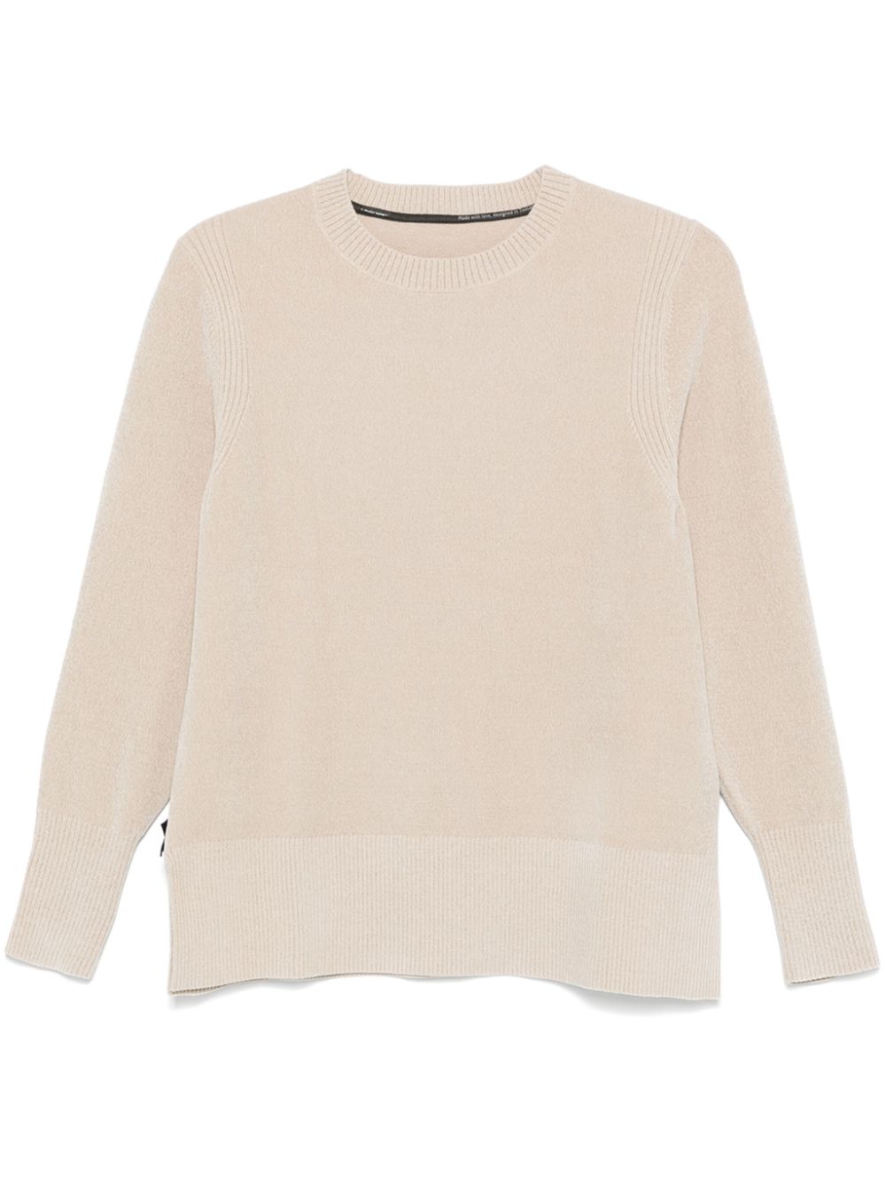 RRD velvet round-neck sweater - Neutrals von RRD